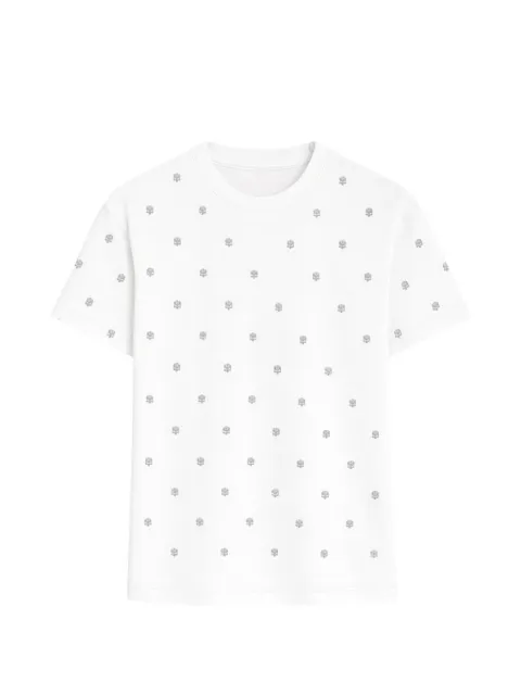 John Richmond monogram-print T-shirt White RMP26298TS