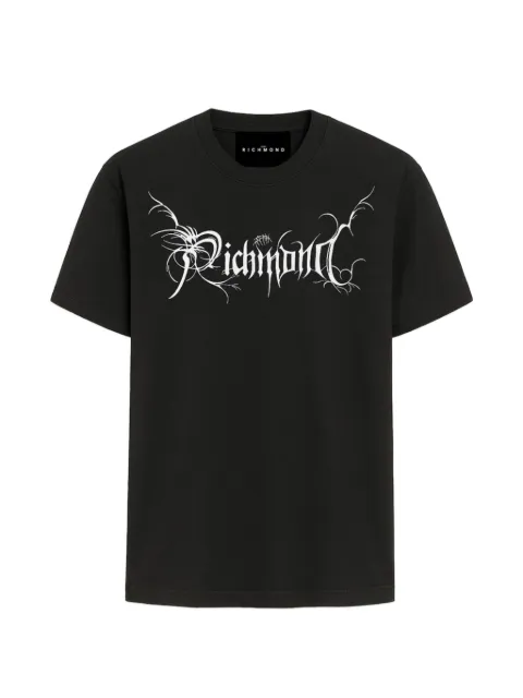 John Richmond graphic-print T-shirt Black RMP26300TS
