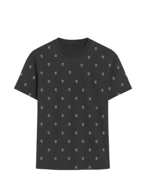 John Richmond floral-print T-shirt Black RMP26298TS