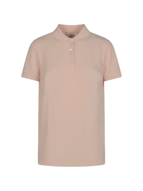Maison Kitsuné logo-embroidered polo shirt Pink MW00202KP0001