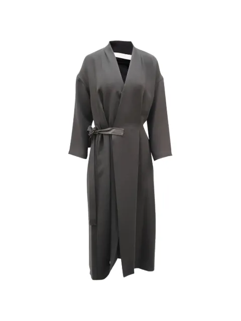 Vince belted midi wrap dress Black NAPPUGBCL107488W