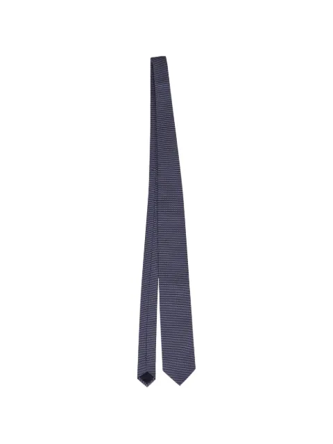 BOSS striped silk tie Blue TONPUGBAC279124M