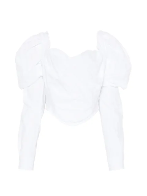 Vivienne Westwood Sunday puff-sleeve blouse White 1503003GW01ET