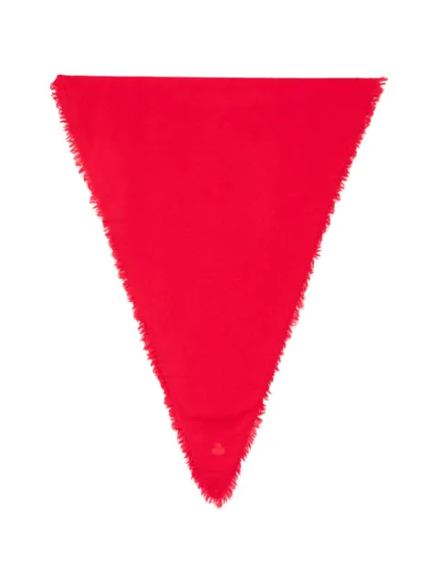 ISABEL MARANT Penina mottled baby alpaca scarf Red EC125MFAC3D03A