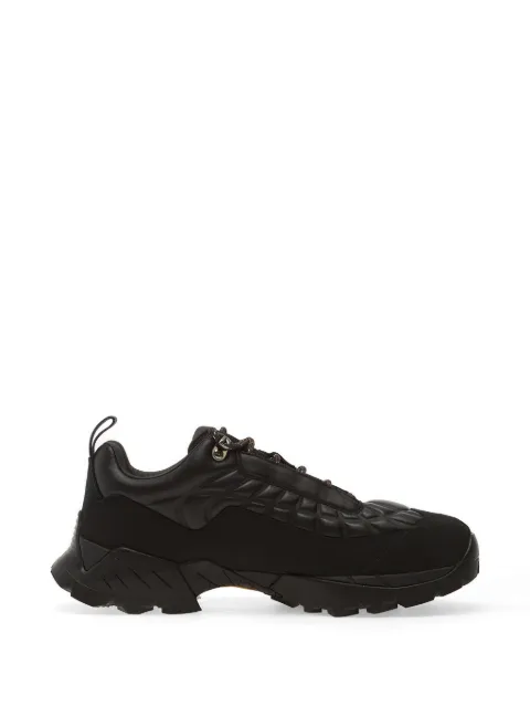 ROA Katharina Skeletal leather sneakers Black YBUW119LE11BLK0001