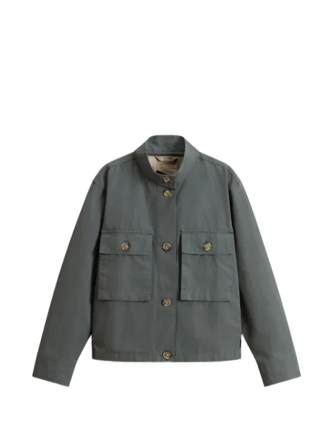 Woolrich Field patch-pocket jacket Green CFWWOS2022FRUT5339