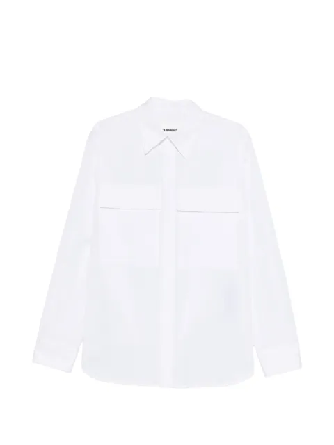 Jil Sander chest-pocket shirt White J23DL0104J45001