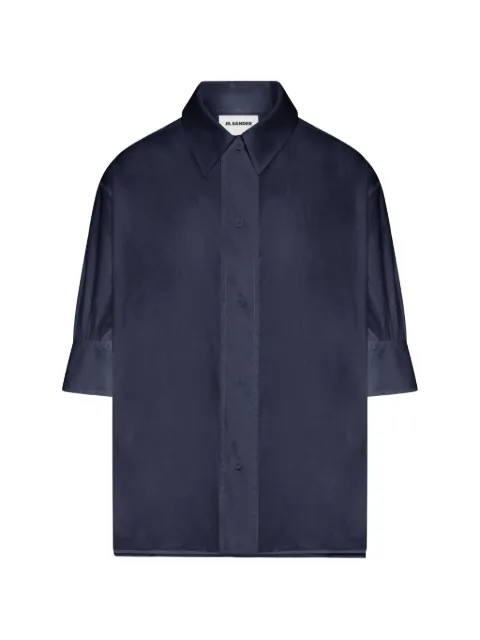 Jil Sander buttoned top Blue J01DL0162J45326