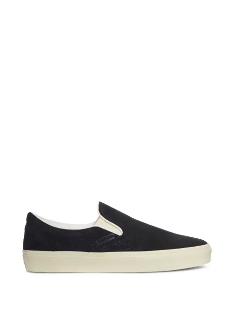 TOM FORD Jude perforated slip-on sneakers Black J1368ICL124N