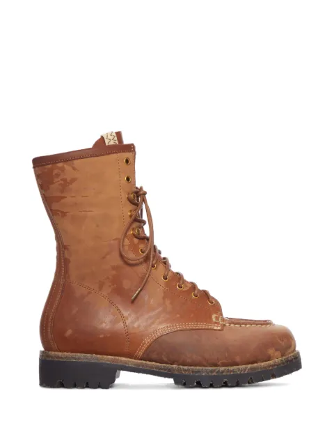 visvim leather lace-up boots Brown 0126102002006