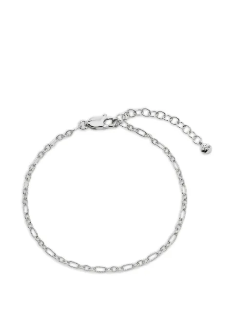 Monica Vinader textured link chain bracelet Silver SSBLTXLSNON