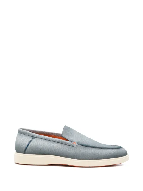 Santoni stitched loafers Blue MGDG17824TICBBYC