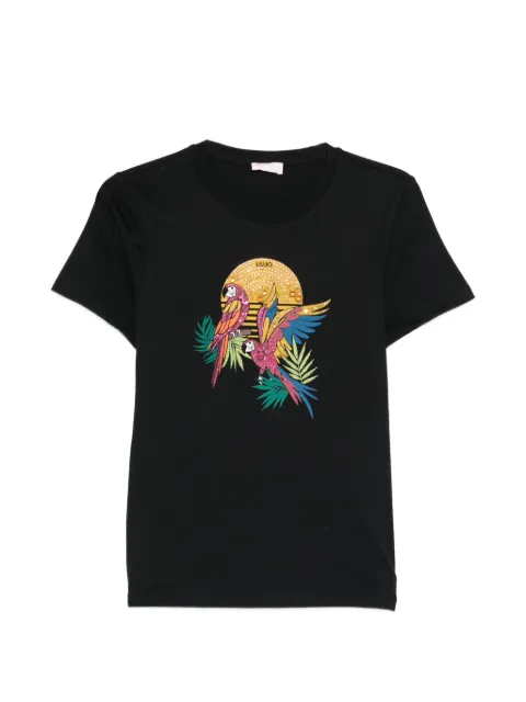 LIU JO graphic-print T-shirt Black WA6237JS923