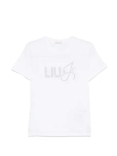 LIU JO embellished T-shirt White WA6491JS923