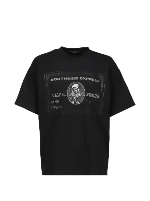 BREATH graphic-print T-shirt Black BR26SSC5101