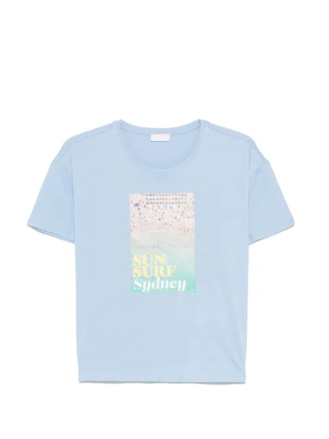 LIU JO graphic-print T-shirt Blue WA6132JS923