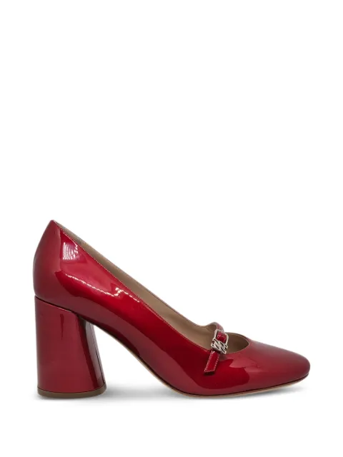 Casadei buckle strap pumps Red 1F052B0801SAMUR