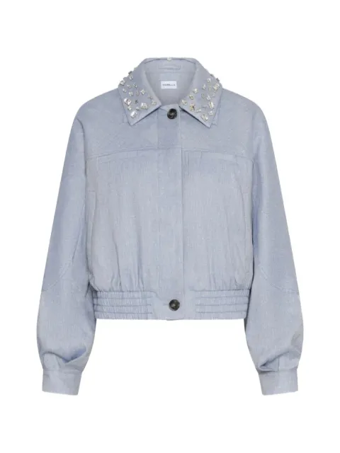 Marella embellished cropped jacket Blue 2613041061200