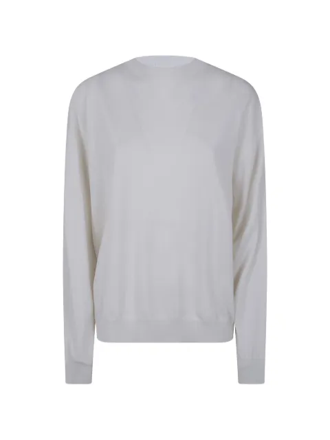 Sofie D'hoore crew-neck sweater White S26MUSCATYMER