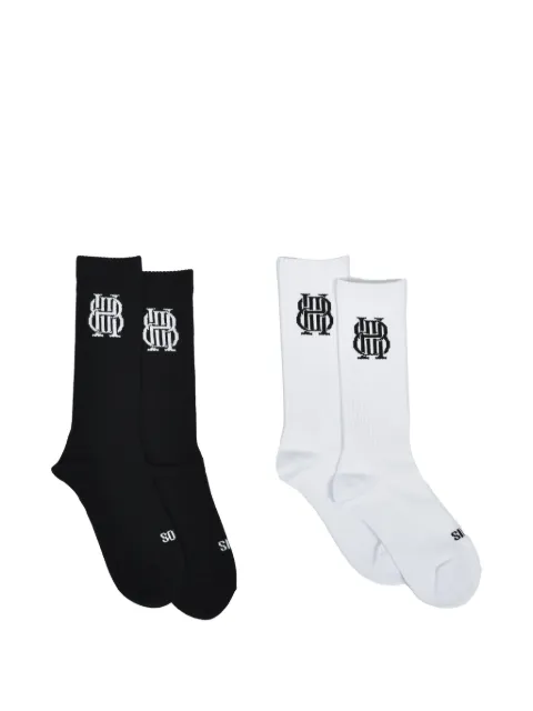 BREATH logo socks (set of two) Black BR26SSAC8002