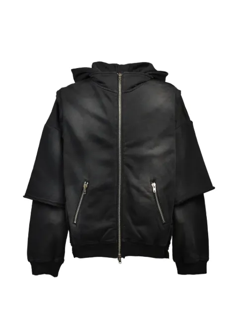 BREATH layered hoodie Black BR26SSC5001BLK