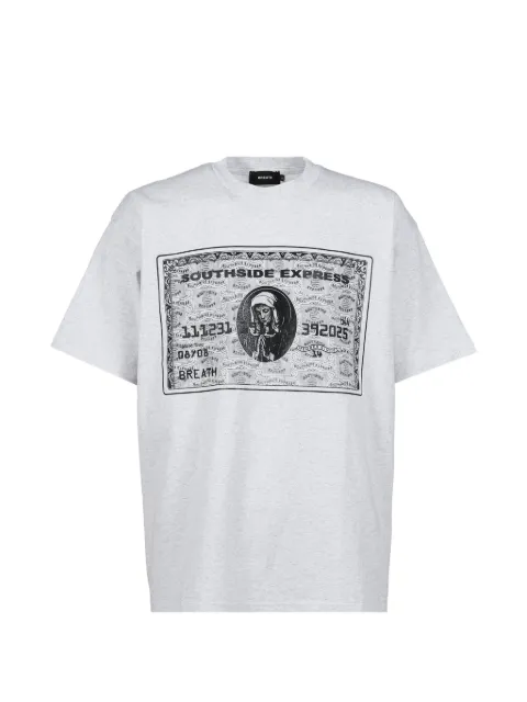 BREATH graphic T-shirt Grey BR26SSC5101