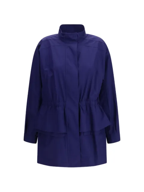 FENDI elasticated-waist coat Blue FJ7709AW7V