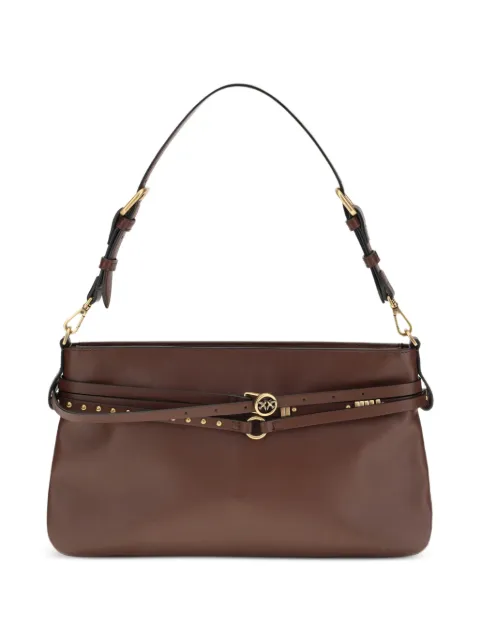 PINKO Belt Bag medium shoulder bag in leather Brown 106176A0QO