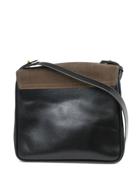 Loewe Pre-Owned 1990-2000s Velazquez leather shoulder bag Black 117568