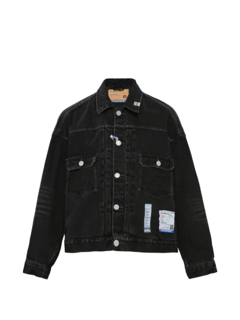 Maison MIHARA YASUHIRO long-sleeve denim jacket Black I16BL081