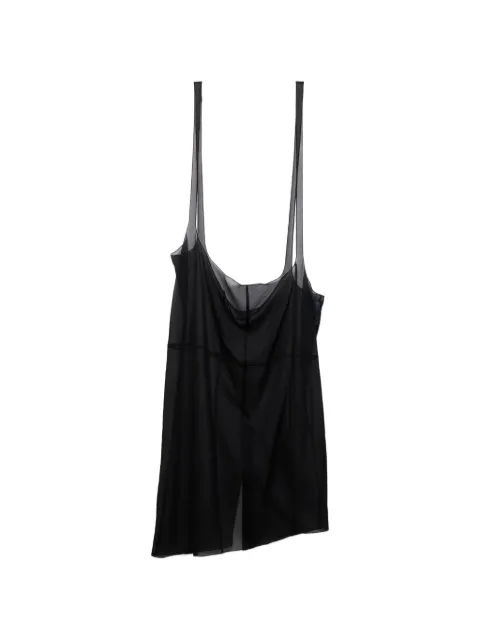 Prada cigaline midi-skirt with suspender straps Black P139ISOOO19OU