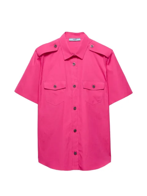 Prada cotton poplin shirt Pink P432JSOOO1XV2