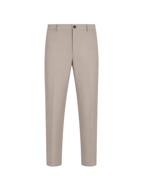 Peserico pressed-crease belt-loop trousers Neutrals R5472503654