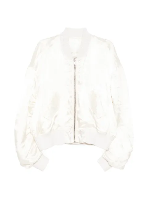 Rick Owens Secchia flight jacket White RP01F6744NPS