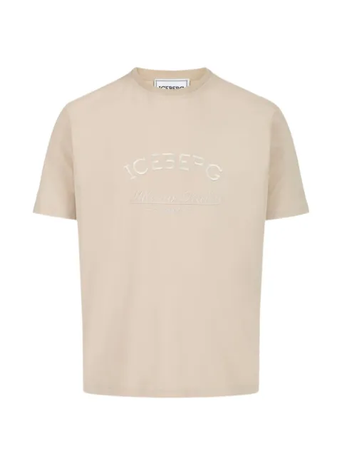 Iceberg embroidered T-shirt Neutrals F04063251146