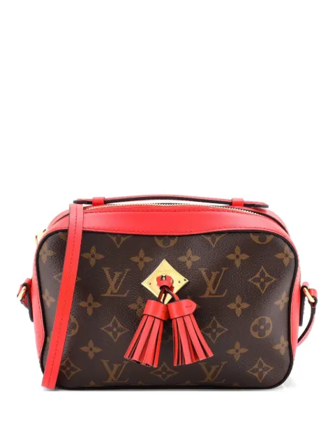 Louis Vuitton Pre-Owned Saintonge Handbag Monogram Canvas with Leather crossbody bag Brown MV1PDUOEJYLI54OO