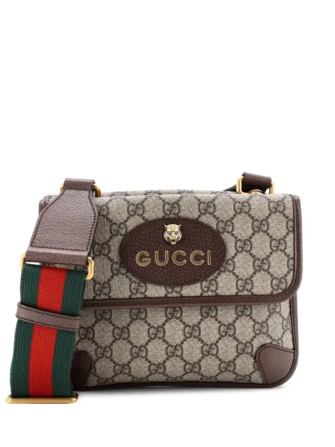 Gucci Pre-Owned Neo Vintage Flap Messenger GG Coated Canvas Small crossbody bag Brown WFRUZZL2H4WK6LX8