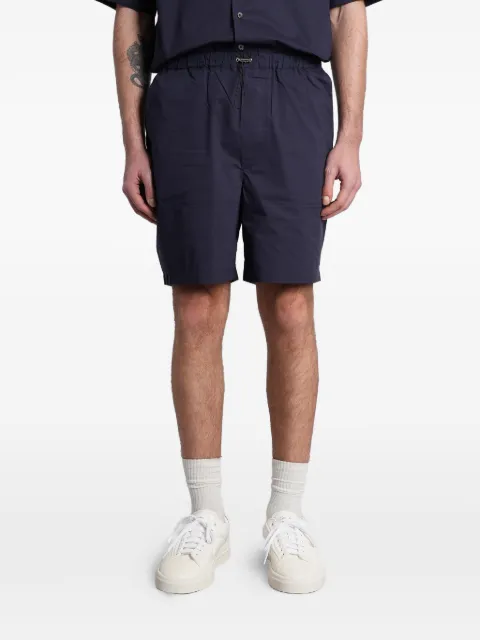 Roberto Collina drawstring-waistband cotton shorts Blue 261MYA60066