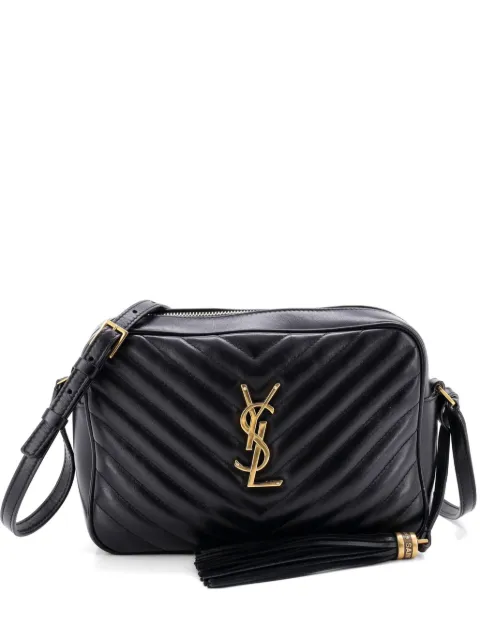 Saint Laurent Pre-Owned Lou Camera Bag Matelasse Chevron Leather Small crossbody bag Black KUR2KT0EQQIAQ4TM