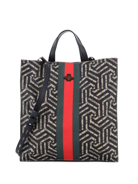 Gucci Pre-Owned Convertible Soft Open Caleido GG Coated Canvas tote bag Brown G1FR51WRQVD9DO08