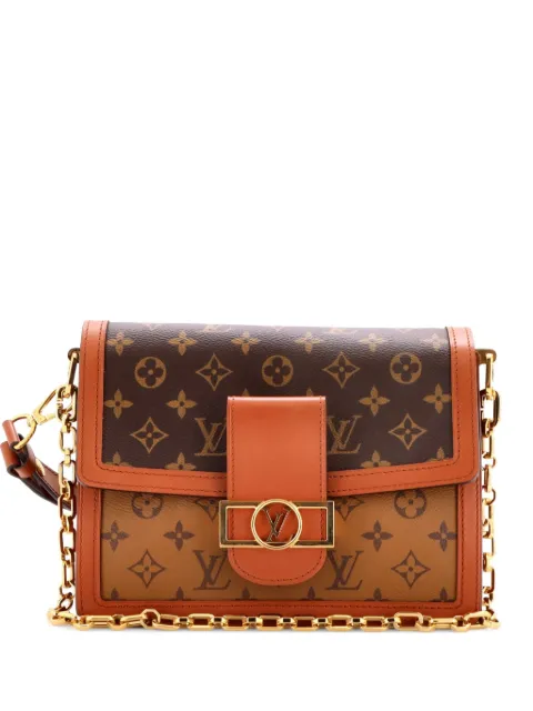 Louis Vuitton Pre-Owned Dauphine Reverse Monogram Canvas MM shoulder bag Brown 4W07C0H8U8DIX4T8