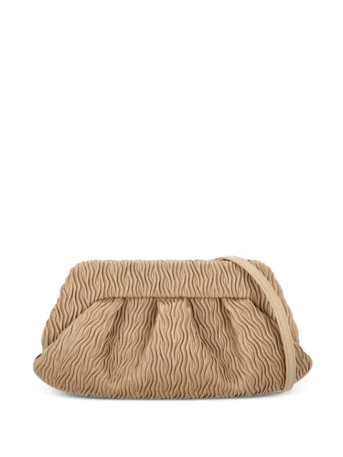 Themoirè Tia gathered clutch bag Neutrals 261WTMBB0OOAA1225A