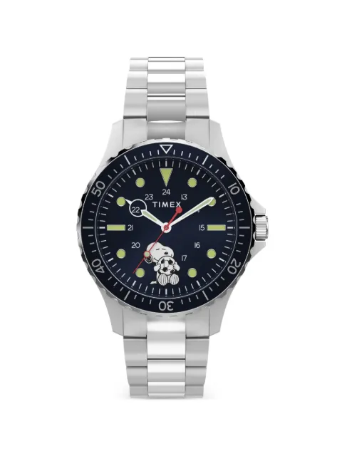 TIMEX x Peanuts® Snoopy Soccer 41mm watch Blue TW2Y53900