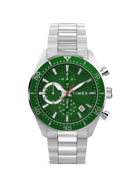 TIMEX Ridgefield Chronograph 42mm watch Green TW2Y62100