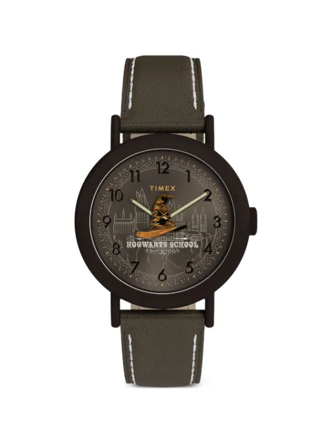 TIMEX x Harry Potter Weekender Sorting Hat 37mm watch Brown TW2Y77000