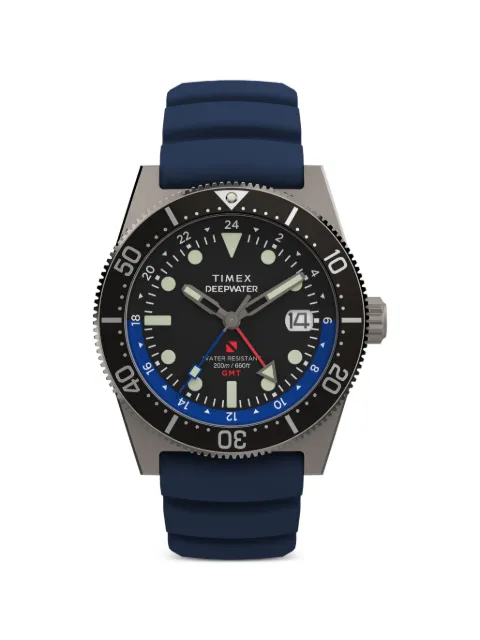 TIMEX Deepwater Reef 200 GMT 41mm watch Black TW2W75100