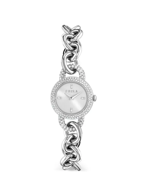 Furla crystal 34mm watch Silver WW00068001L1