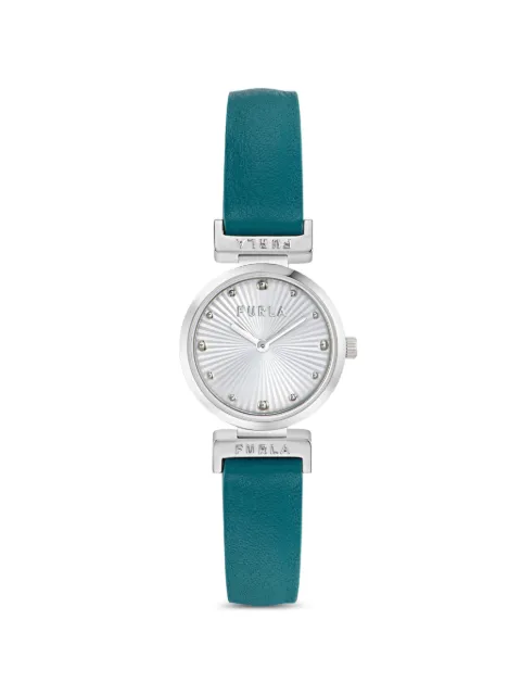 Furla textured dial 34mm watch Silver WW00069002L1