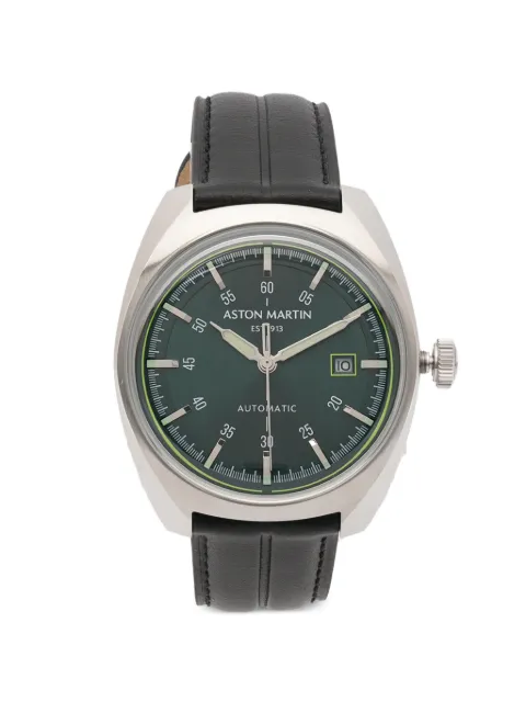 Aston Martin Watches logo-detail 40 watch Green MTTS2S603