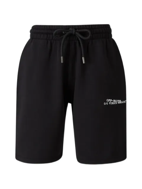 Off-White drawstring printed shorts Black 44MCI013S26F007001